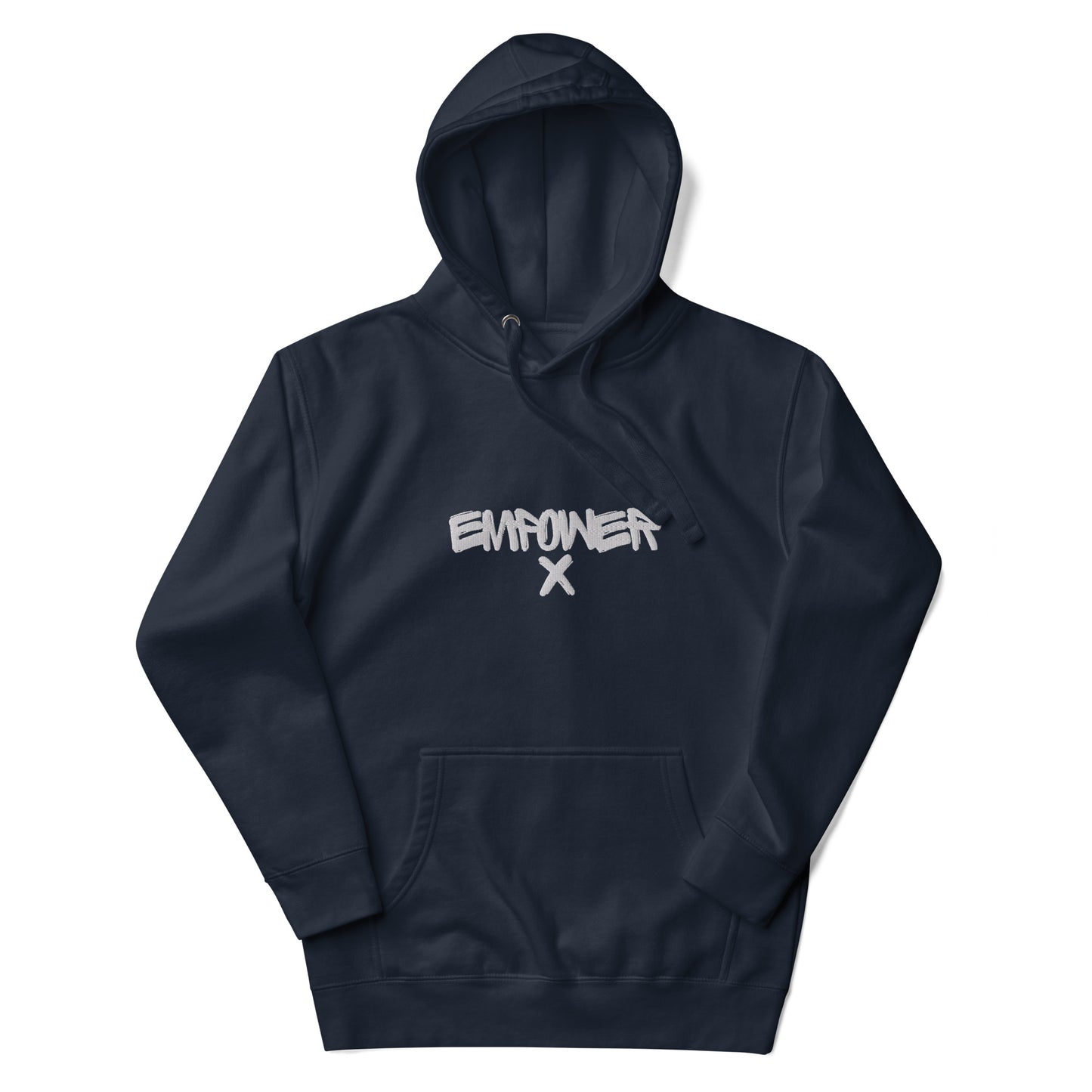 Navy Mens Empower X First Edition Series Embroidered Hoodie