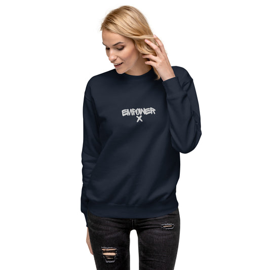 Navy Blue Women's Empower X First Edition Series Embroidered Sweatshirt